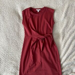 Madewell Women's Sleeveless Red Dress